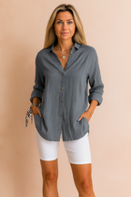 Elowen | Women's Relaxed Button Down Top Casual