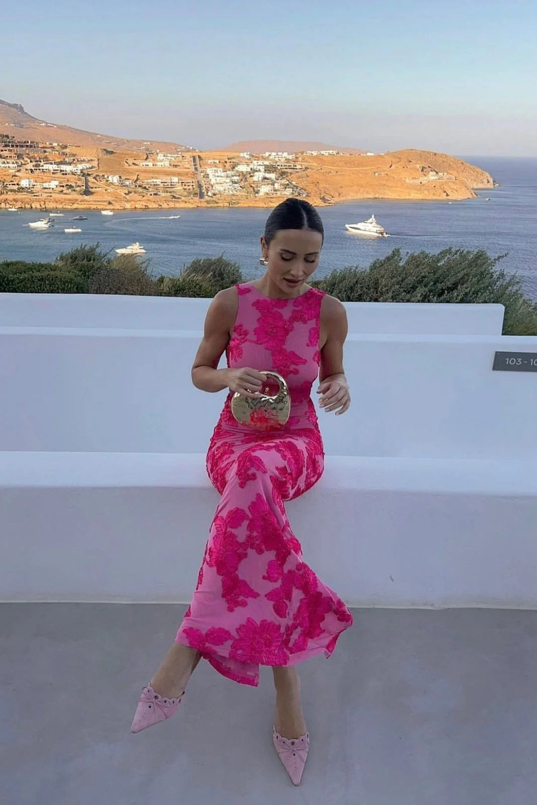 Sienna | Women's Elegant Floral Bodycon Maxi Dress