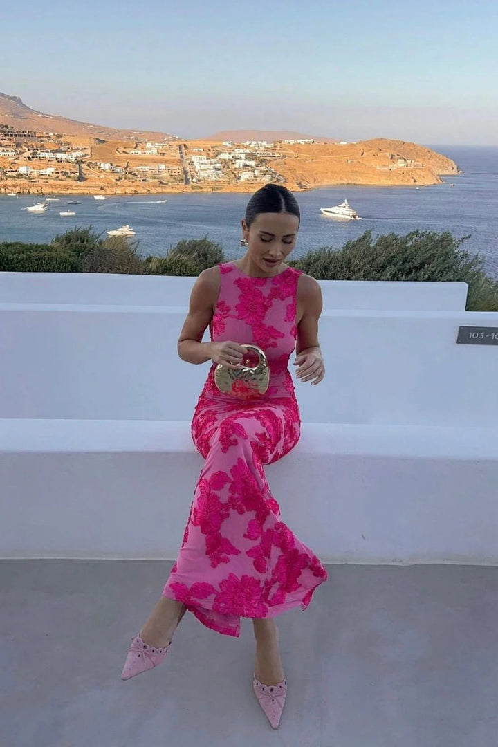 Sienna | Women's Elegant Floral Bodycon Maxi Dress