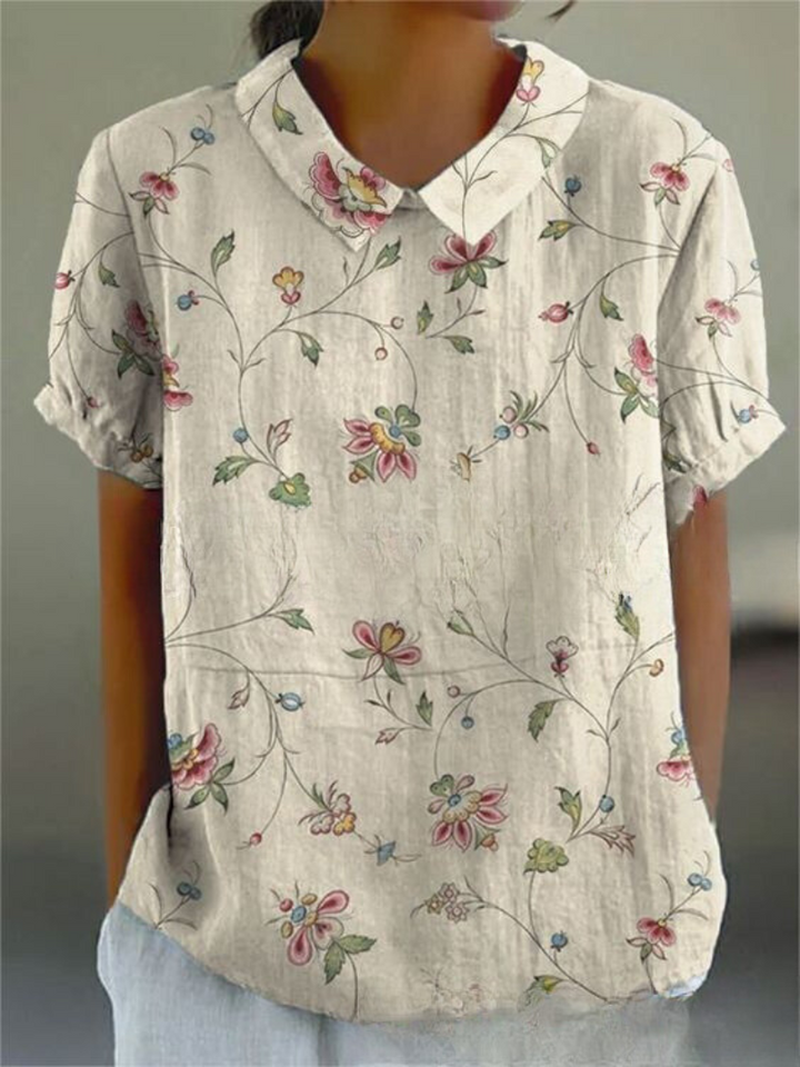 Maren | Women’s Floral Print Summer Shirt Top