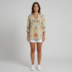 Luna | Women’s Floral Long Shirt
