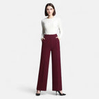 Sutton | Women's High-Waist Wide-Leg Trousers Casual