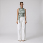 Nia | Women’s Halter Neck Slim Fit Top
