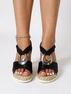 Priya | Women's Woven Espadrille Sandals Chic