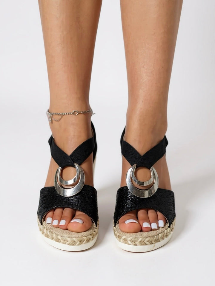 Priya | Women's Woven Espadrille Sandals Chic