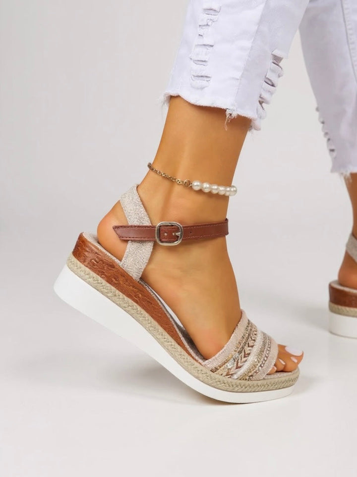 Mireille | Women's Ankle Strap Wedge Sandals