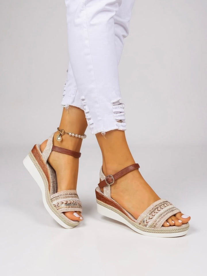 Mireille | Women's Ankle Strap Wedge Sandals