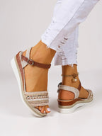 Mireille | Women's Ankle Strap Wedge Sandals