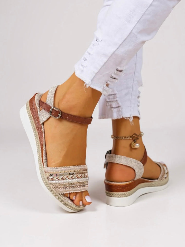 Mireille | Women's Ankle Strap Wedge Sandals