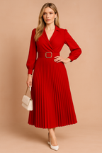 Marlowe | Women's Plus Size Knee Length Dress Elegant
