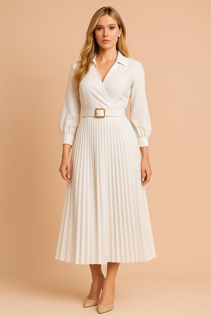 Marlowe | Women's Plus Size Knee Length Dress Elegant