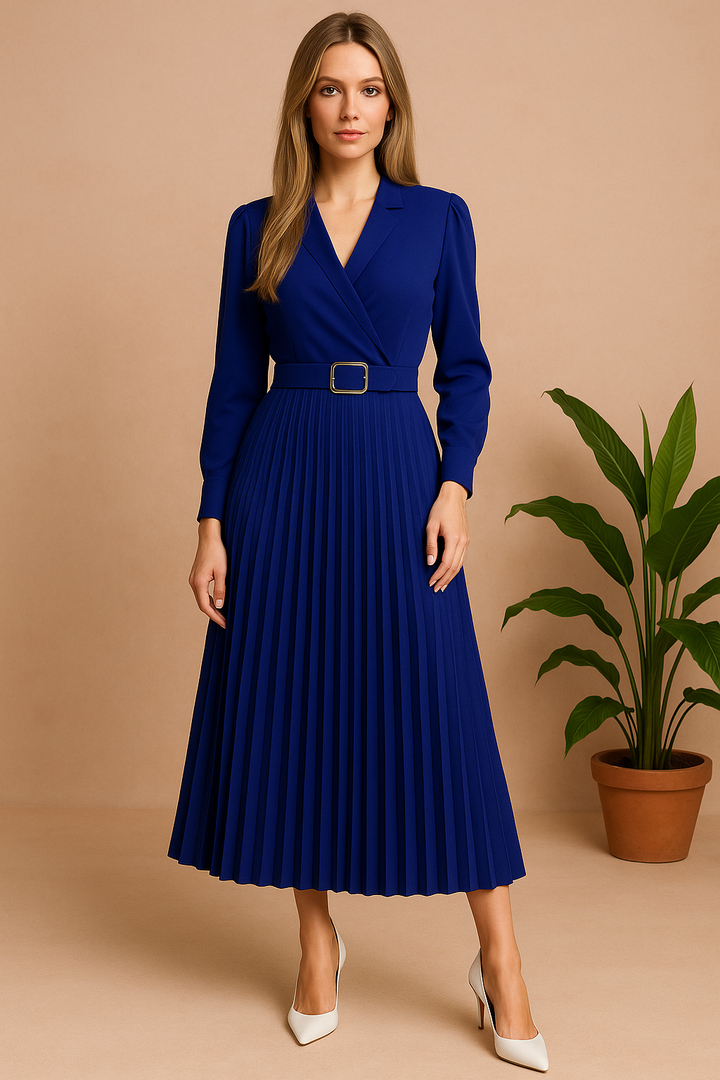 Marlowe | Women's Plus Size Knee Length Dress Elegant