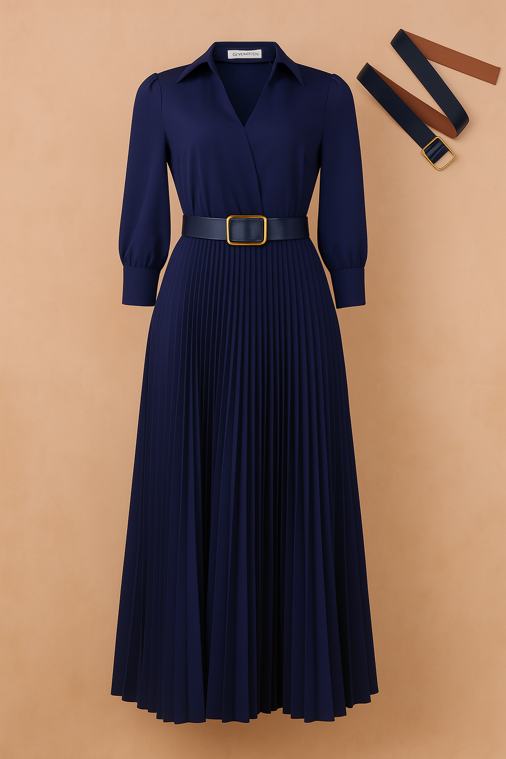 Marlowe | Women's Plus Size Knee Length Dress Elegant