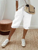 Sutton | Women's High-Waist Summer Shorts Casual
