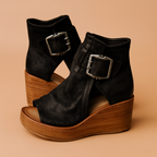Maeve | Women's Buckle Wedge Sandals Casual Chic