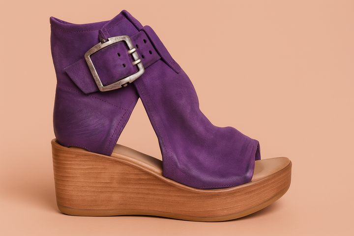 Maeve | Women's Buckle Wedge Sandals Casual Chic