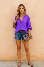 Aurelia | Women's Button Front Casual Top Effortless