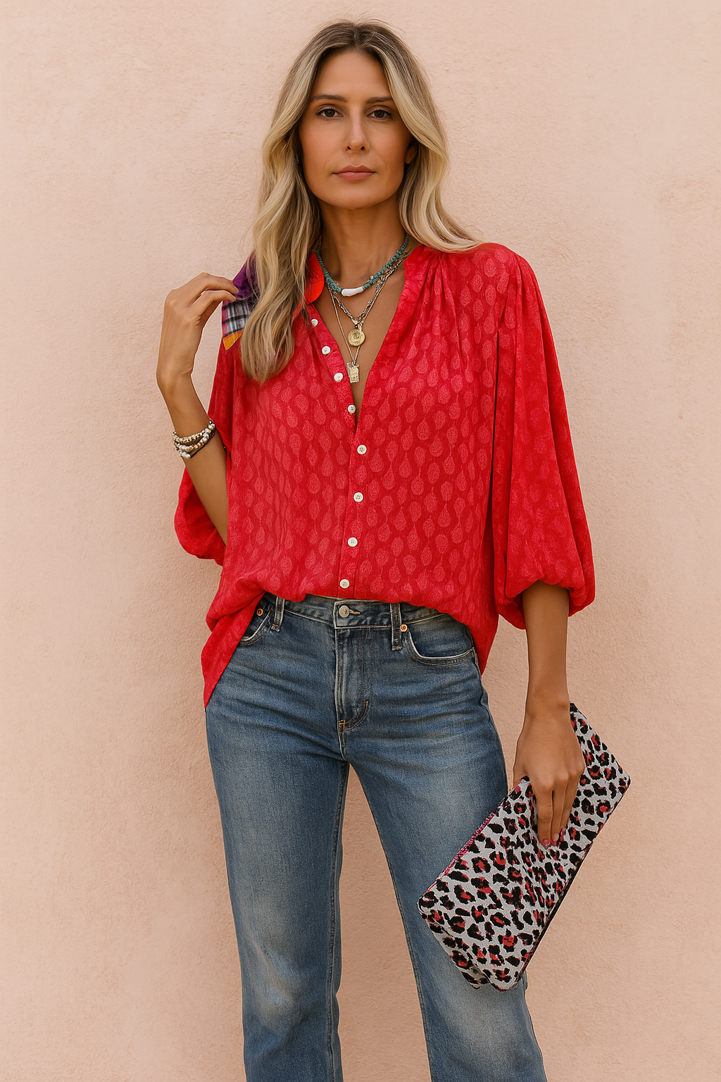 Aurelia | Women's Button Front Casual Top Effortless