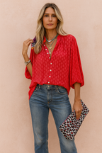 Aurelia | Women's Button Front Casual Top Effortless