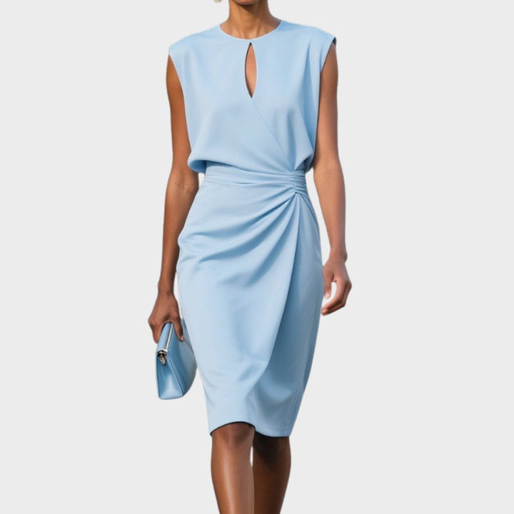 Selene | Women's Ruched Midi Dress