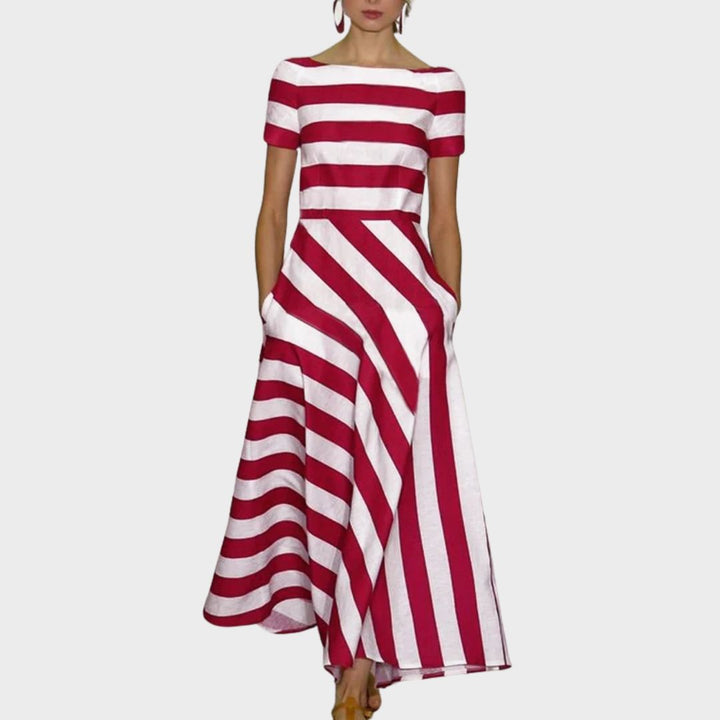Delora | Women’s Light Fluid Stripe Dress