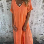 Thea | Women’s V-Neck Maxi Dress