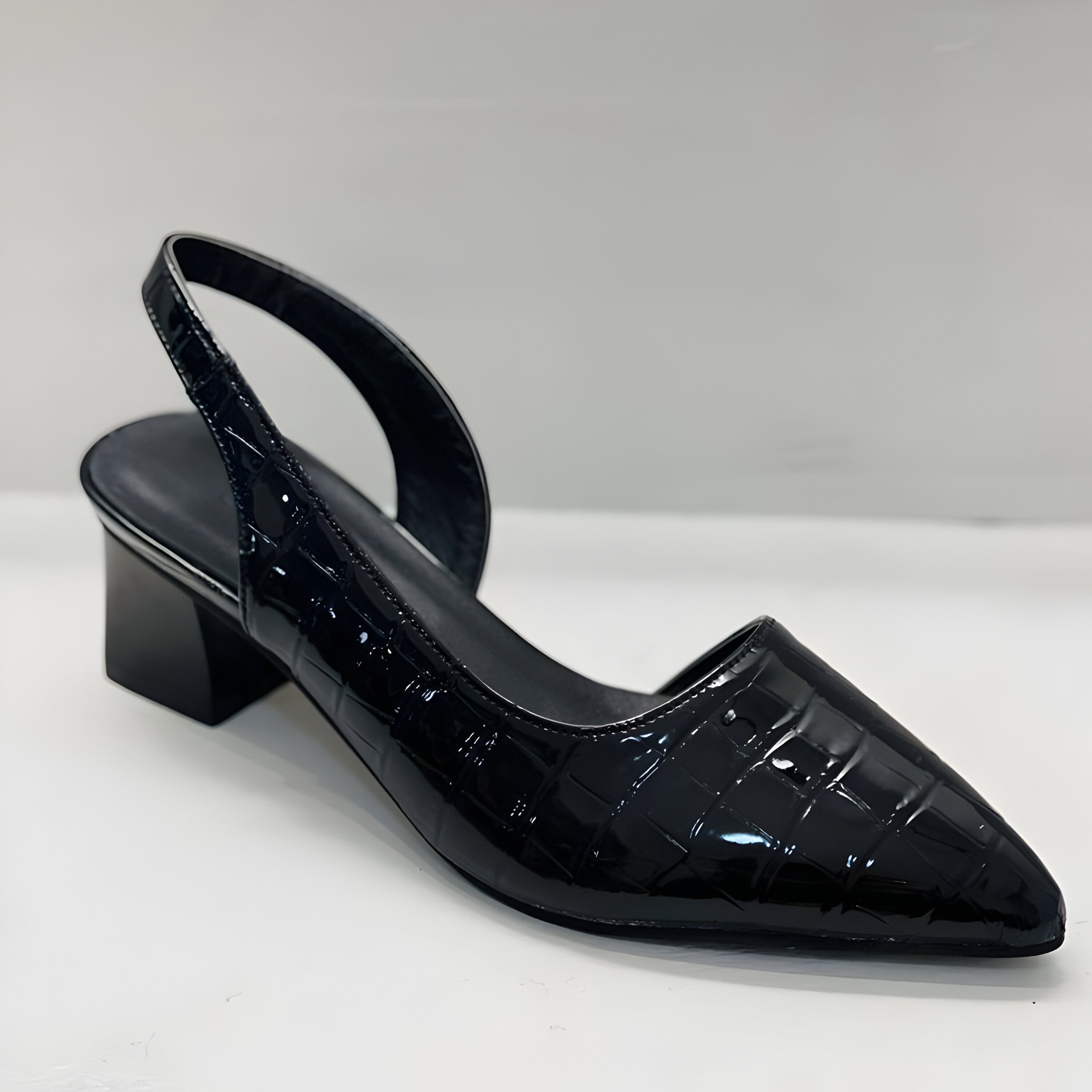 Jolene | Women's Pointed Slingback Block Heels