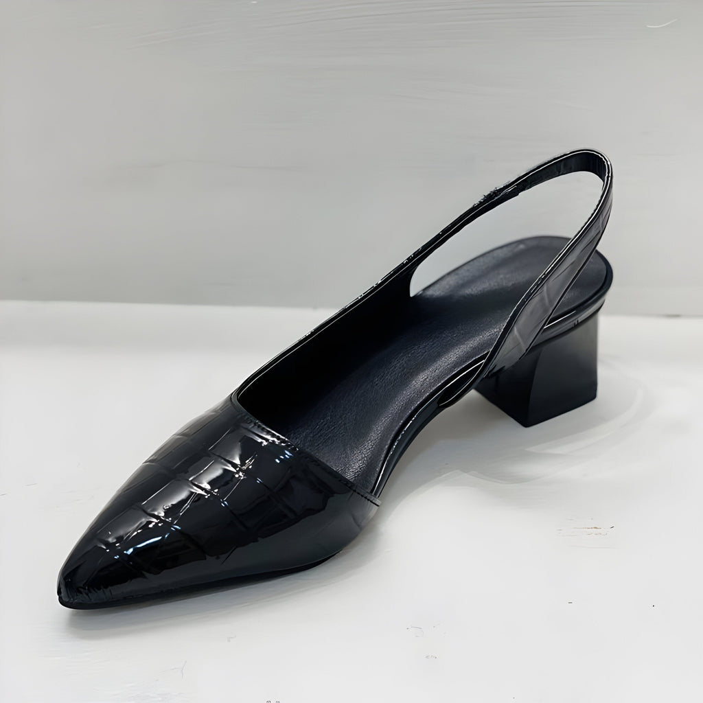 Jolene | Women's Pointed Slingback Block Heels
