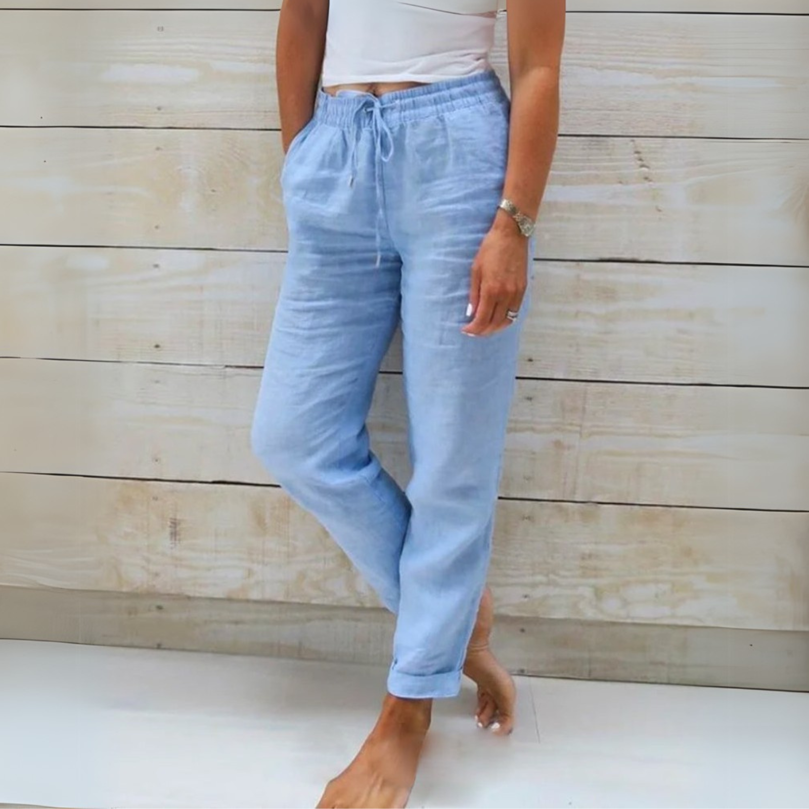 Sienna | Women's High-Waist Tailored Trousers Casual