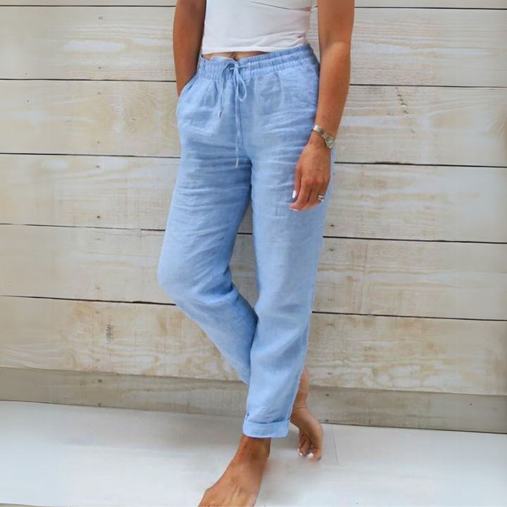 Sienna | Women's High-Waist Tailored Trousers Casual