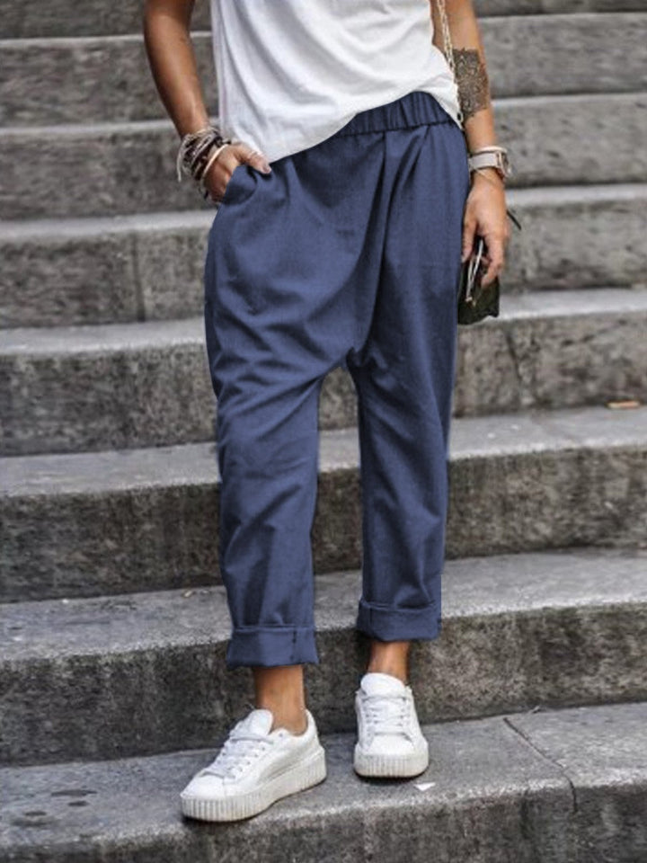 Astra | Women’s Elastic Waist Comfort Fit Trousers
