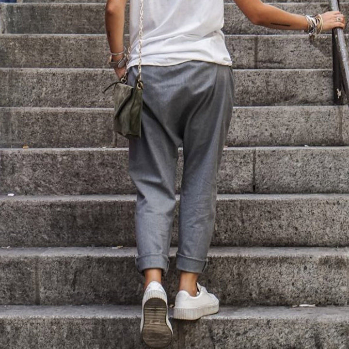 Astra | Women’s Elastic Waist Comfort Fit Trousers