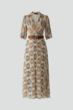 Marlowe | Women's Floral Belted Maxi Dress