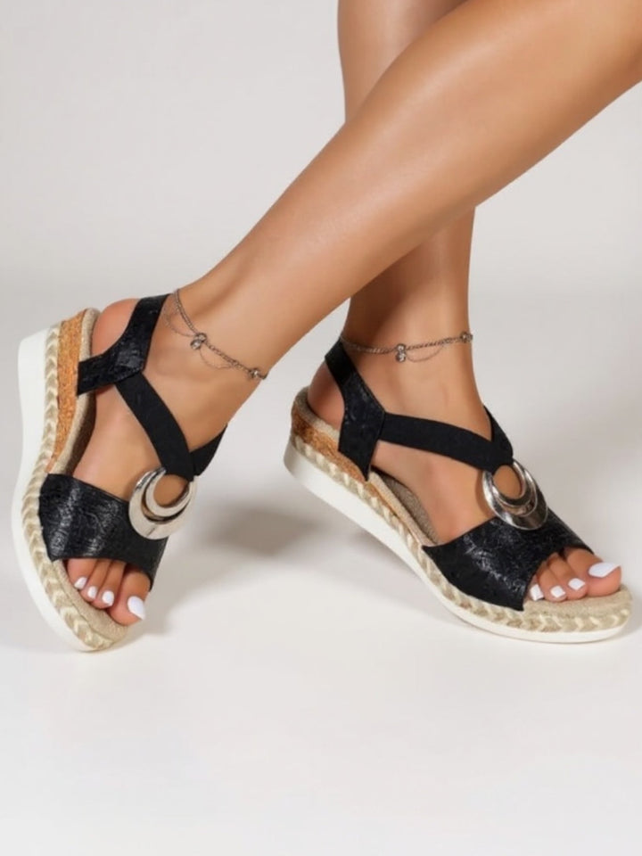 Priya | Women's Woven Espadrille Sandals Chic