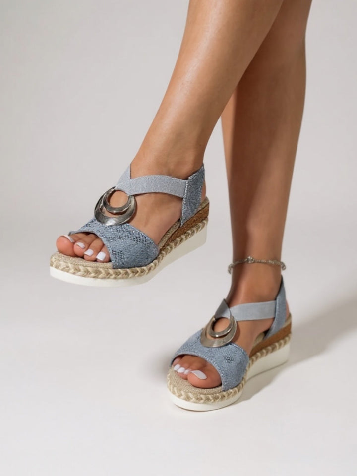 Priya | Women's Woven Espadrille Sandals Chic