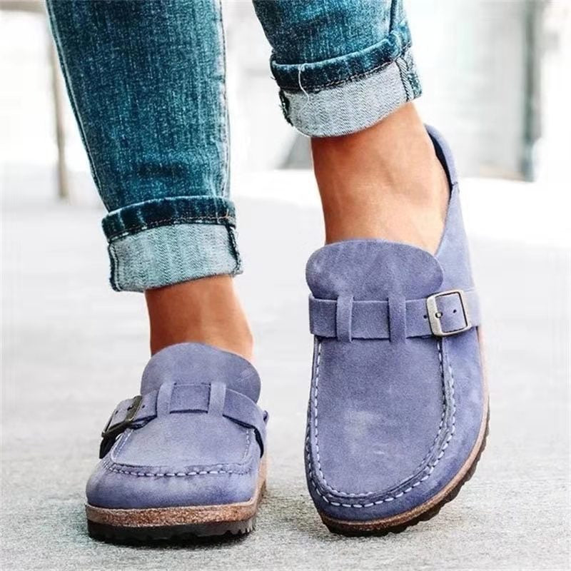 Sienna | Women's Buckle Strap Loafers Casual