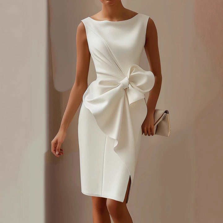 Seraph | Women’s Midi Mother Of Bride Dress Bow