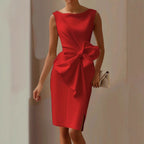 Seraph | Women’s Midi Mother Of Bride Dress Bow
