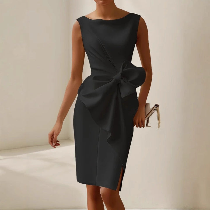 Seraph | Women’s Midi Mother Of Bride Dress Bow