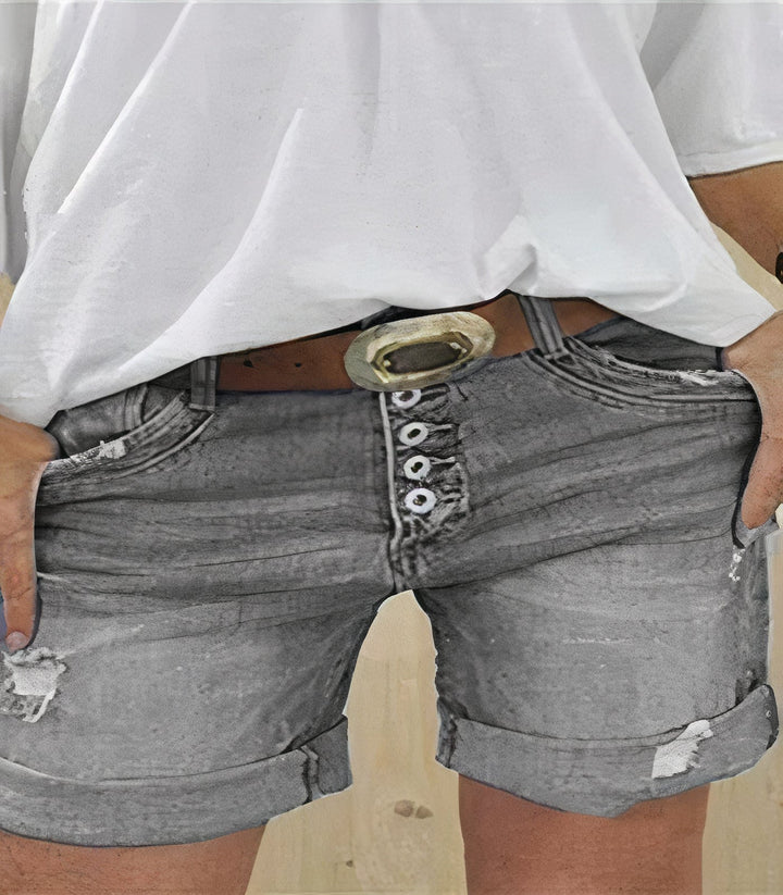 Arlette | Women's Summer Denim Shorts Casual