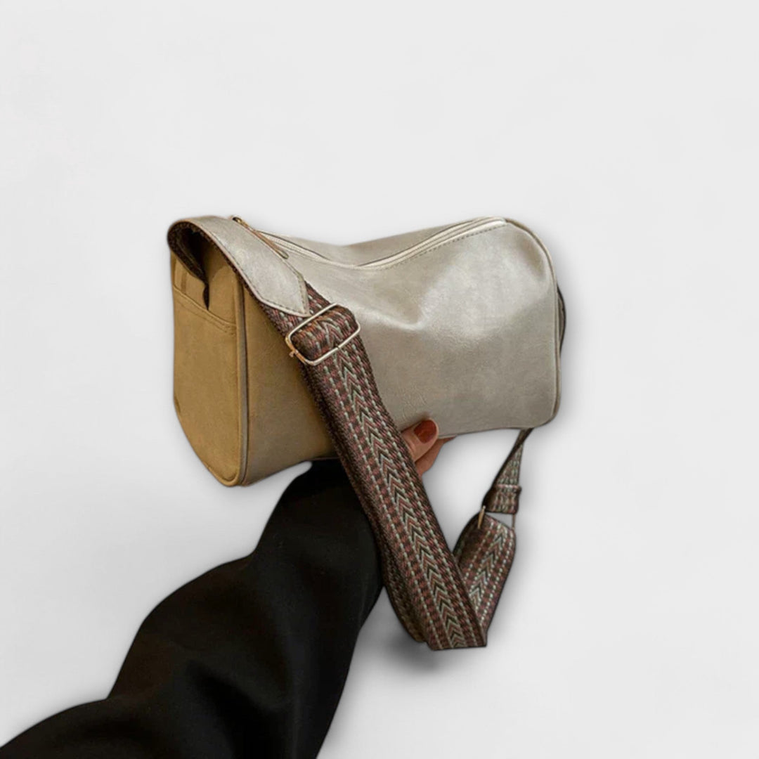 Wren | Women's Brown Leather Sling Bag