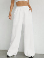 Remi | Women's Oversized High Waist Straight Trousers