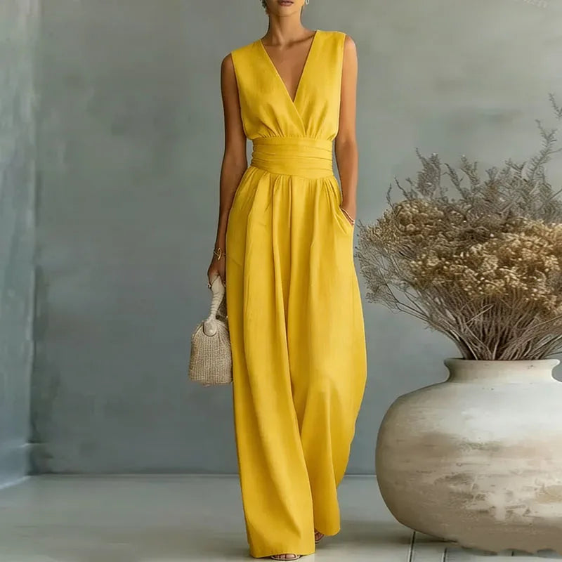 Remi | Women's Elegant Sleeveless Jumpsuit