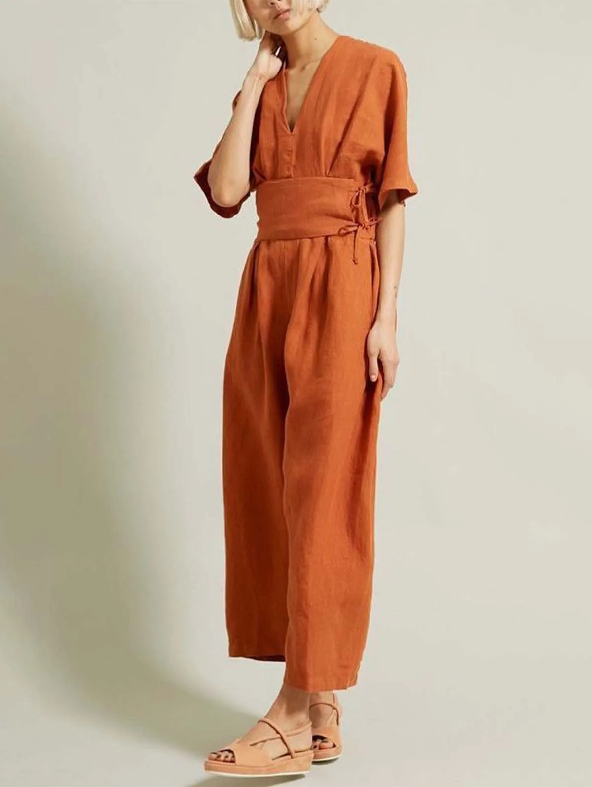 Remi | Women's Casual Cotton Summer Jumpsuit