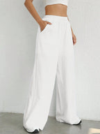 Remi | Women's Oversized High Waist Straight Trousers