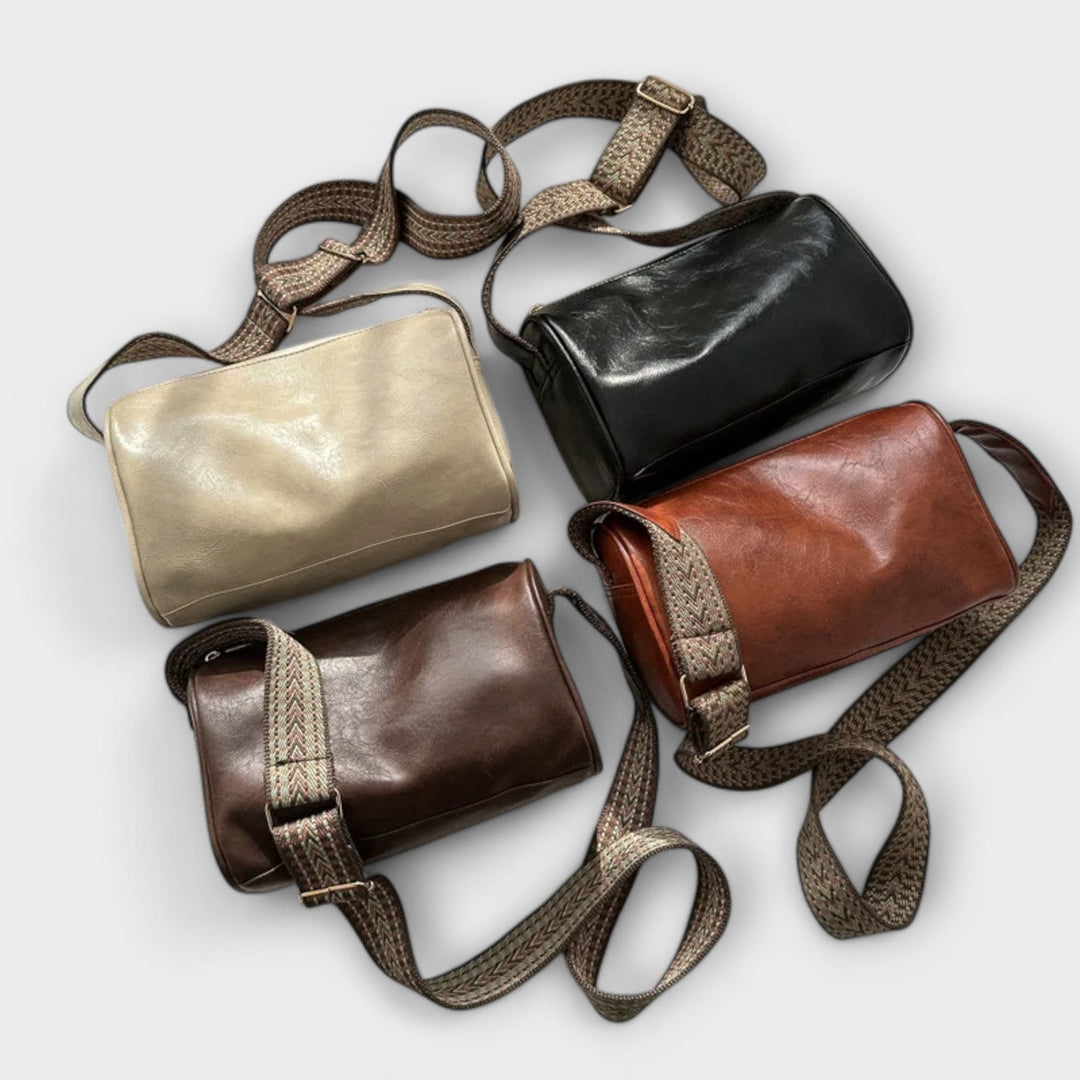 Wren | Women's Brown Leather Sling Bag