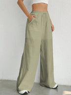 Remi | Women's Oversized High Waist Straight Trousers