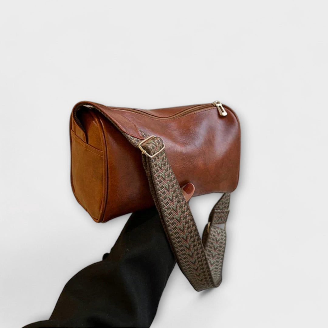 Wren | Women's Brown Leather Sling Bag