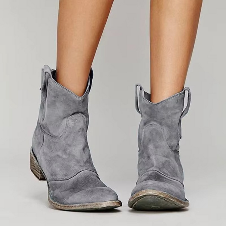 Aria | Women's Vintage Western Ankle Boots Casual
