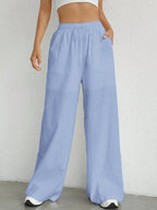 Remi | Women's Oversized High Waist Straight Trousers